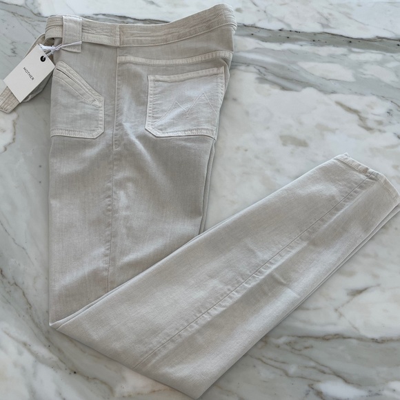MOTHER THE LOOKER OATMEAL JEAN PANTS SIZE 28 NWTS! - Picture 3 of 13